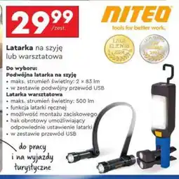 Biedronka Latarka na szyję lub warsztatowa oferta