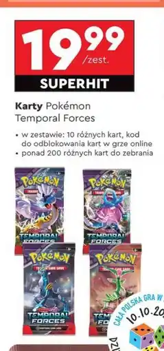 Biedronka Karty Pokémon Temporal Forces oferta