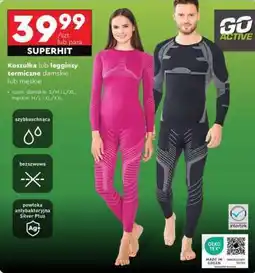 Biedronka Koszulka lub legginsy termiczne damskie lub męskie oferta