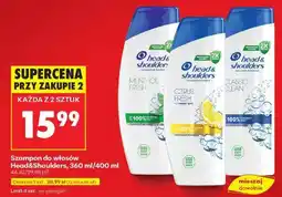 Biedronka Szampon do włosów Head Shoulders 360 ml 400 ml oferta