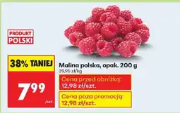 Biedronka Malina polska, opak. 200 g oferta