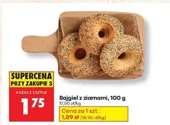 Biedronka Bajgiel z ziarnami, 100 g oferta