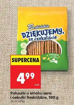 Biedronka Paluszki o smaku sera i cebulki Beskidzkie , 180 g oferta