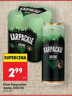 Biedronka Piwo Karpackie Jasne, 500 ml oferta