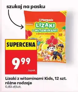 Biedronka Lizaki z witaminami Kids, 12 szt. różne rodzaje oferta