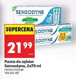 Biedronka Pasta do zębów Sensodyne , 2x75 ml oferta