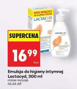Biedronka Emulsja do higieny intymnej Lactacyd, 300 ml oferta