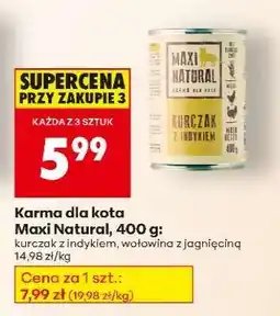 Biedronka Karma dla kota Maxi Natural, 400 g oferta