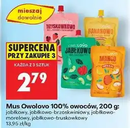 Biedronka Mus Owolovo 100 % owoców , 200 g oferta