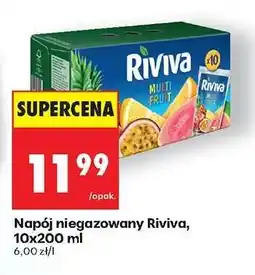 Biedronka Napój niegazowany Riviva, 10x200 ml oferta