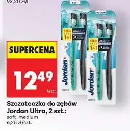 Biedronka Szczoteczka do zębów Jordan Ultra, 2 szt oferta