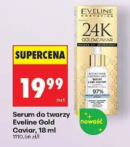 Biedronka Serum do twarzy Eveline Gold Caviar, 18 ml oferta