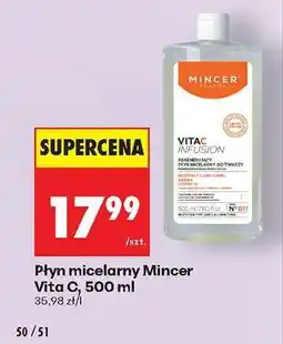 Biedronka Płyn micelarny Mincer Vita C, 500 ml oferta