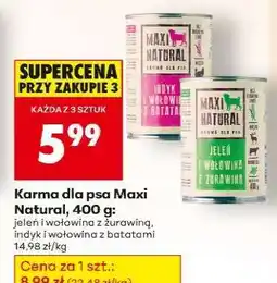 Biedronka Karma dla psa Maxi Natural, 400 g oferta