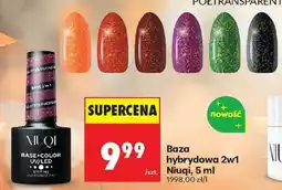 Biedronka Baza hybrydowa 2w1 Niuqi, 5 ml oferta
