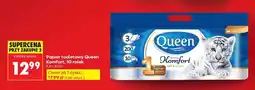 Biedronka Papier toaletowy Queen Komfort 10 rolek oferta