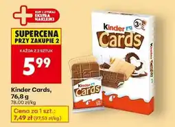 Biedronka Kinder Cards oferta