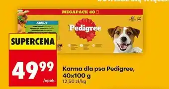 Biedronka Karma dla psa Pedigree, 40x100 g oferta