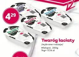 Bliski Twaróg łaciaty Mlekpol oferta
