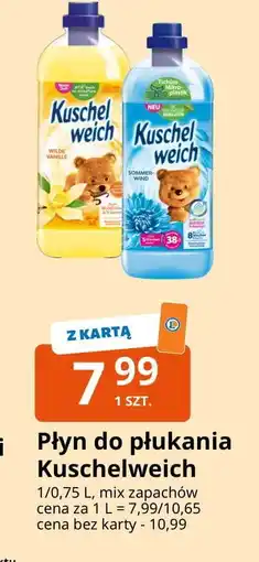 E.Leclerc Płyn do płukania niebieski Kuschelweich oferta