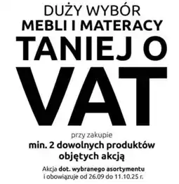 Black Red White Meble i materace taniej o VAT przy zakupie min. 2 produktów oferta