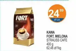 Rabat Kawa fort, mielona strauss cafe oferta