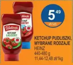 Rabat Ketchup pudliszki, majonez heinz oferta
