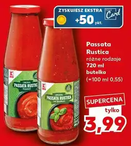 Kaufland Passata Rustica 720 ml różne rodzaje K-Classic oferta