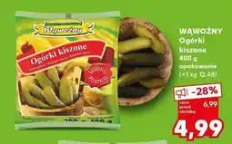 Kaufland Ogórki kiszone 400 g Wąwoźny oferta