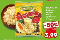 Kaufland Kapusta kiszona 800 g Wąwoźny oferta