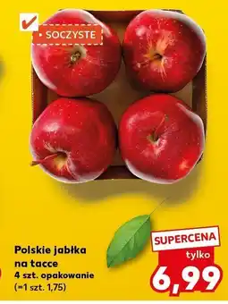 Kaufland Jabłka na tacce Polskie 4 szt. opakowanie Kaufland oferta