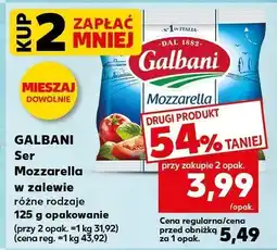Kaufland Ser Mozzarella Galbani w zalewie 125 g różne rodzaje oferta