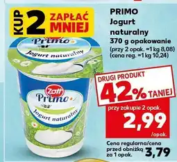 Kaufland Jogurt naturalny Primo 370 g oferta