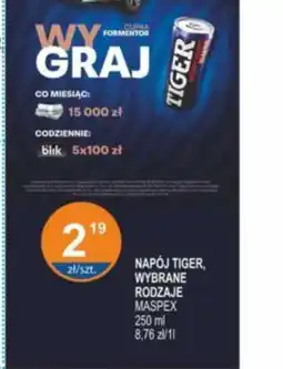 Rabat Napój tiger maspex oferta