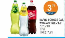 Rabat Napój 3 owoce gaz zbyszko oferta