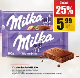 Supeco Czekolada MILKA 100g oferta