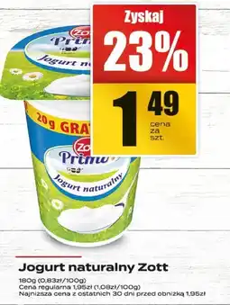 Supeco Jogurt naturalny Zott oferta