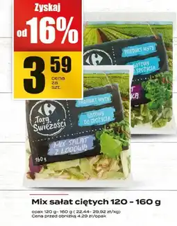 Supeco Mix sałat ciętych 120 - 160g Supeco oferta