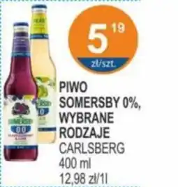 Rabat Piwo somersby 0% carlsberg oferta