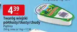 E.Leclerc Twaróg wiejski półtłusty/tłusty/chudy Piątnica 250g oferta
