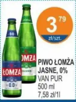 Rabat Piwo łomża jasne, 0% van pur oferta