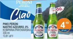 Rabat Piwo peroni nastro azzurro, 0% kompania piwowarska oferta