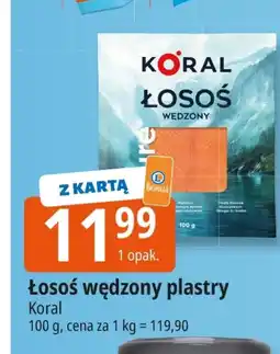 E.Leclerc Łosoś wędzony Koral oferta