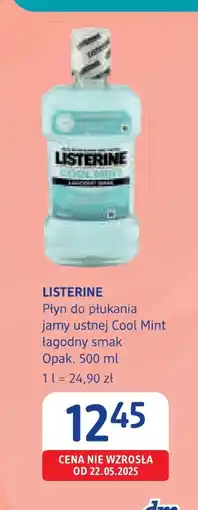dm drogerie markt Płyn do płukania jamy ustnej Listerine oferta