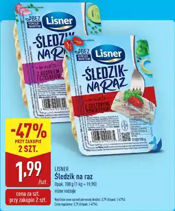 ALDI LISNER Śledzik na raz oferta