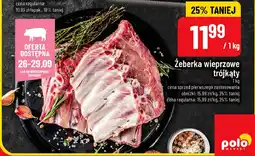 Polomarket Żeberka wieprzowe trójkąty oferta