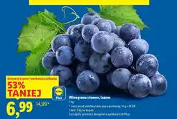 Lidl Winogrona ciemne 1 kg Lidl oferta