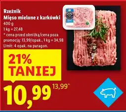 Lidl Mięso mielone z karkówki Rzeźnik oferta