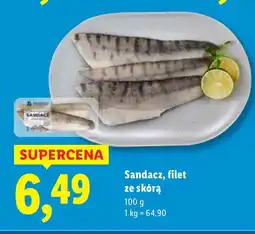 Lidl Sandacz - filet ze skórą Lidl oferta