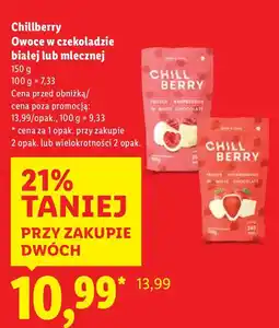 Lidl Owoce w białej czekoladzie Chillberry oferta